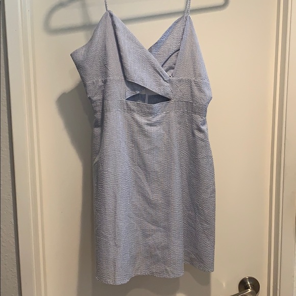 Forever 21 Dresses & Skirts - Woven Stripe Cutout Dress